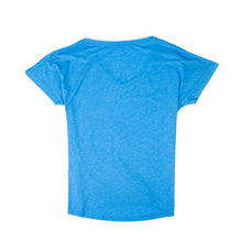 Load image into Gallery viewer, Women&#39;s V-Neck Tee - Pond Blue
