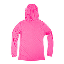 Load image into Gallery viewer, Women&#39;s LS Hoodie Tee - Fuchsia Frost
